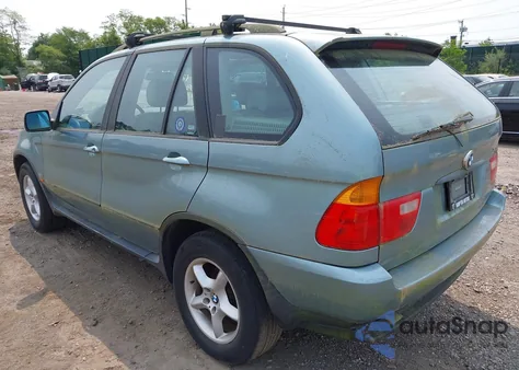 2002 BMW X5 3.0I z USA, uszkodzony, nr VIN 5UXFA53542LH79711